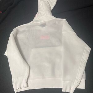 Jordan White Mesh Jacket with Red Logo